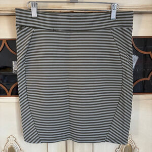 NWOT TOAD&CO TRANSITA SKIRT - WOMEN'S Striped Pencil Skirt | Sz Med